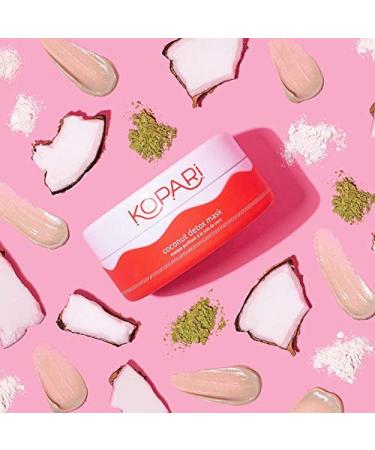 Kopari Coconut Detox Mask | Superfood Clay Mask with Green Tea Probiotics & Coconut Oil - Purify & Replenish Skin | 2.0 oz - Shop Internationally - Buy Online on GoSupps.com
