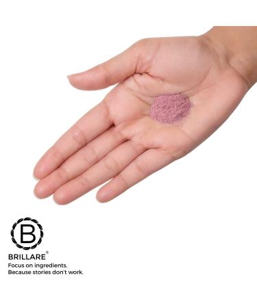 BRILLARE Rose Face Wash | Anti-Aging Sandalwood & Coconut Hydrating Cleanser | 100% Natural Powder | 30g | International Shipping Available - Buy Online on GoSupps.com
