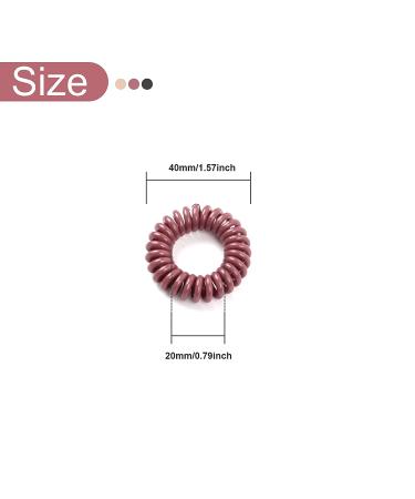 YEEPSYS Coil Hair Ties - Strong Grip Elastic Hair Bands (S Mix E) - Buy Online on GoSupps.com