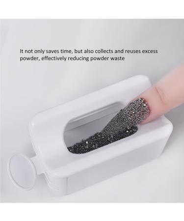 Dajidafu Nail Dip Container Nails Art Dipping Powder Holder Glitters Rhinestones Powders Storage Box Manicure Pedicure Accessory - Buy Online on GoSupps.com