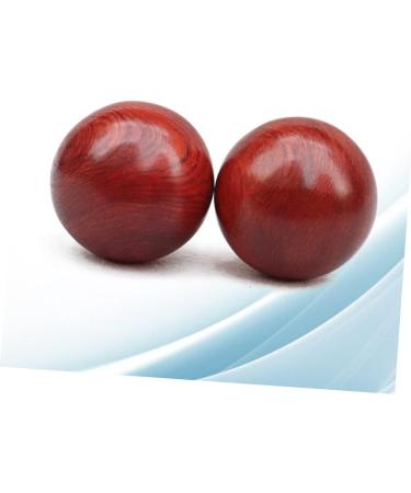 Goohochy 2 Palisander Hand Massage Balls Classic 6cm Red News Rollers for Relaxation & Wellness | International Shipping - Buy Online on GoSupps.com