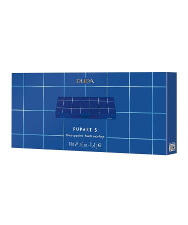 Pupa Milano Pupart S Makeup Palette 004 Blue | Versatile 5-in-1 Makeup Kit - Blush Eyeshadow Lip Gloss & Cream | 0.4 oz - Shop Internationally - Buy Online on GoSupps.com