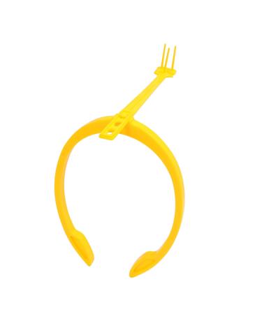 Pig Insemination Rods Sperm Infusion Rack Animal Insemination Bracket Pig Insemination Rods Bag Holder Stand Clip Holder Artificial Insemination Bottle Clip Sperm Feeding Clip Yellow 40X28X2cm