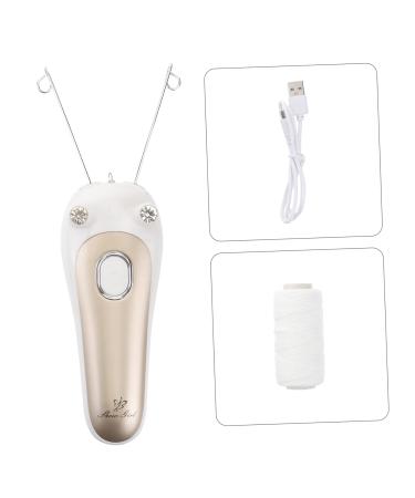 Fomiyes Zugpfer Hair Remover Tool for Women | Face Razor & Thread Hair Removal | Golden Medium - Buy Online on GoSupps.com