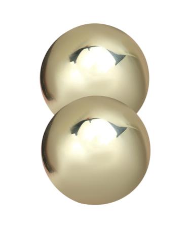 Fomiyes 1 pair of practical balls decorative handball palm massage ball vibrating massage ball finger massage hand relaxing balls baoding fitnessball body sport brass small ball