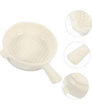 OUNONA 5pcs Dumpling Seasoning Plate Soy Sauce Dishes Dipping Bowls Ceramic Sauce Dishes Soy Sauce Bowl with Handle Oil Guide Plate Mini Appetizer Bowl White Small Seasoning Food Ceramics 10.8X7.5X2.5CMx5pcs Whitex5pcs - Buy Online on GoSupps.com