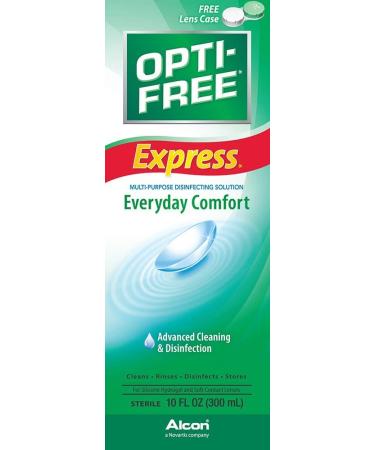 Opti-Free Express 10 OZ: The Ultimate Solution for Clean and Comfortable Contact Lenses - Buy Online on GoSupps.com