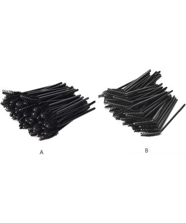 2 set of 50 Pieces Eyelash Spooly Brush Lashes Wand Separating Tool Handle Comb Grafting Eyebrow Brushes Lash Extension Makeup Small 2 set of (Small) - Buy Online on GoSupps.com