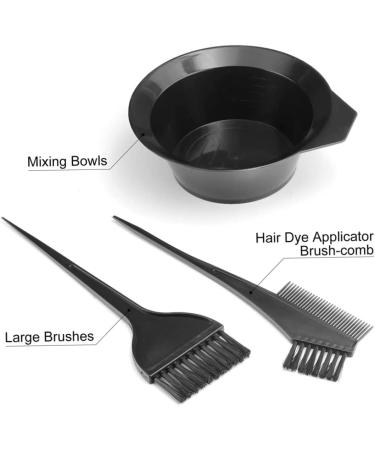 DierCosy Hair Color Comb & Brush Set | DIY Hair Coloring Pages with Mixing Bowl | Salon Quality Hair Coloring Tools - Buy Online on GoSupps.com