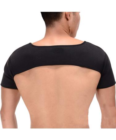 Shop Men's Lacrosse Shoulder Pads - Stability Support & Double Protection Sleeve - Breathable Sports Back Brace - Buy Online on GoSupps.com