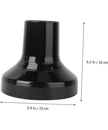 PLAFOPE 1pc Hair Styling Hood Hair Blower Protective Cover Hair Dryer Accessory Diffuser for Hair Black Abs - Buy Online on GoSupps.com