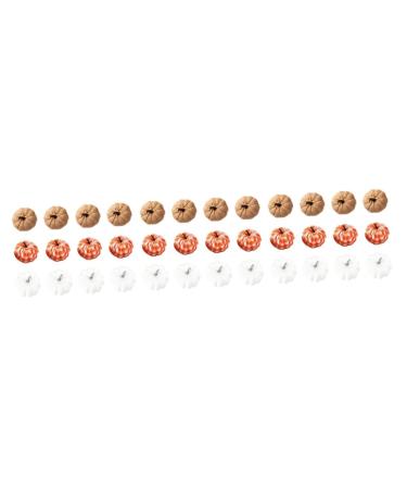 HOMSFOU 36 Pcs Artificial Pumpkin Pumpkin Model decorations Festival Pumpkin Decor decorate Environmental foam pumpkin ornaments artificial halloween set Scene Layout Pumpkin Decor reward