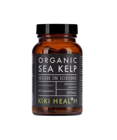 KIKI Health Organic Sea Kelp - 90 Capsules 500mg | High in Iodine | 100% Plant-Based | No fillers