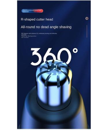 INTCHE Men's Electric Nose Hair Trimmer USB Rechargeable Ear Trimmer Portable Nose Hair Shaver Waterproof Safe Clean - Buy Online on GoSupps.com