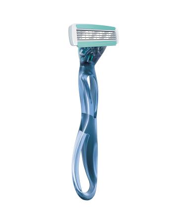 BIC Soleil Bella Click Women's 4-Blade Disposable Razor - 1 Handle & 4 Cartridges - Buy Online on GoSupps.com