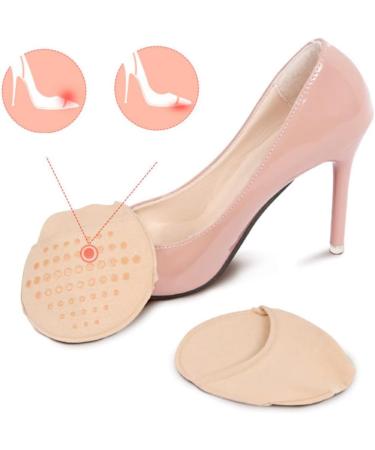 FRCOLOR 4 Pairs Forefoot Pad High Heel Toe Socks Mules for Women Heels Women Socks Open Toe Slide Sandal Liner Womens Socks Tops Invisible Forefoot Cushion Foot Pads Low Cut Sponge Miss - Buy Online on GoSupps.com