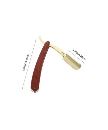 EXCEART Vintage Straight Razor - Premium Metal Folding Shaving Knives with Wood Handle for Salon & Home Use - International Shipping Available - Buy Online on GoSupps.com