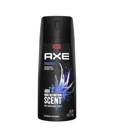 AXE Body Spray for Men, Phoenix 4 oz (Pack of 6)