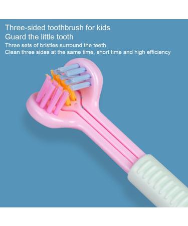 Rongweiwang Tongue Snap Toothbrush - Fresh Breath & Healthy Mouth | 3-Piece Set for Adults & Kids - Pink - Buy Online on GoSupps.com