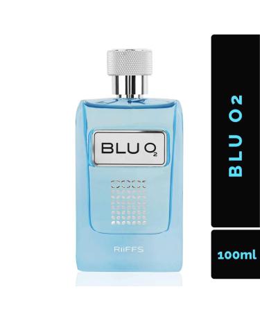 Blu O2 Imported Long Lasting Men Perfume Citrusy Aquatic & Woody Soothing Fragrance | 100ml - Buy Online on GoSupps.com