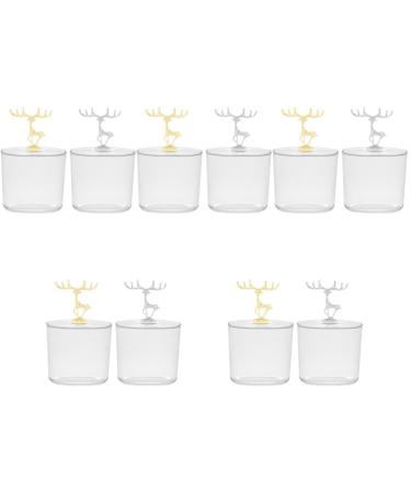 COHEALI 10 PCS Cosmetic Storage Box Toothpick Jewelry Travel Abs With Lid