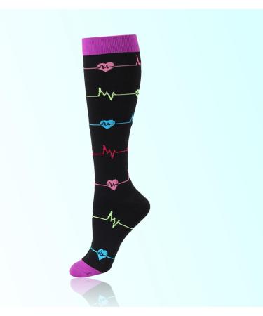 Wide Calf Compression Socks for Women & Men | Plus Size Knee High Support Stockings for Circulation - Buy Online on GoSupps.com