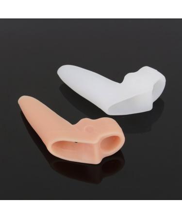 2pcs Gel Silicone Bunion Corrector - Soft Toe Protector Pad & Straightener for Foot Comfort - Buy Online on GoSupps.com
