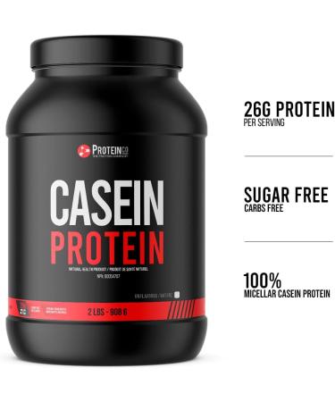 ProteinCo | 100% Casein Protein Micellar | Slow Digesting | 2 Lbs | Plain Unflavored - Buy Online on GoSupps.com