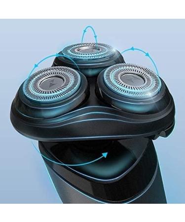 GeRRiT Electric Razor for Men - Rechargeable Cordless Shaver IPX7 Waterproof 4-in-1 Rotary Beard & Mustache Trimmer USB Charging - Best Face Shavers for Smooth Shaving - Buy Online on GoSupps.com