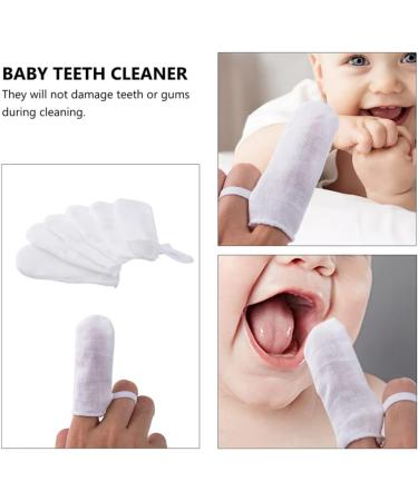 EXCEART Newborn Wipes Finger Toothbrush 18Pcs - Infant Mouth Clean Gauze Toothbrushes for Teething & Oral Cleaning - Buy Online on GoSupps.com
