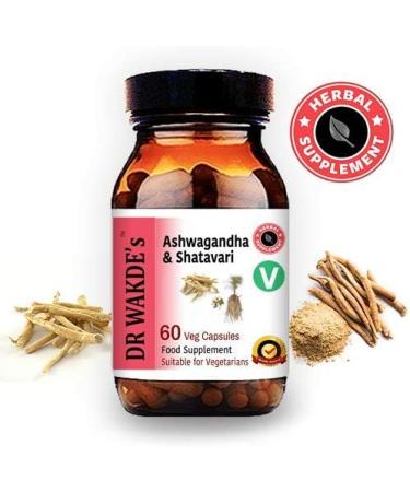 Organic Ashwagandha & Shatavari Supplement - Natural Ayurvedic Blend for Stress Relief - Buy Online on GoSupps.com