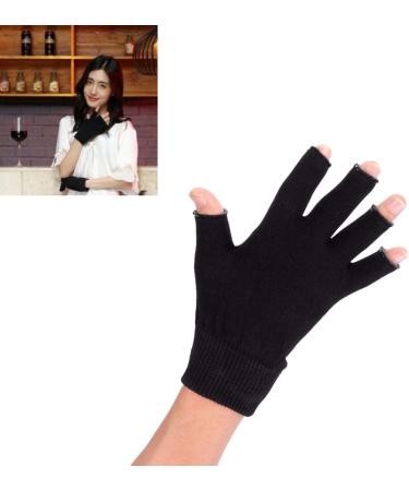 minkissy 1 Pair Black Fingerless Gloves Black Gel Spa Gloves Mositurizing Fingerless Glove Whitening Glove Mositurizing Glove Hydrating Glove Gel Gloves Apparel Moisturizing - Buy Online on GoSupps.com
