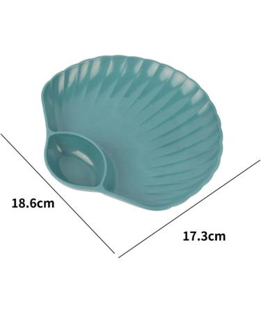 WALFREW Coupe Fruits Kitchen Breakfast Snack Dip Tray Dried Fruit Tray for Household Snacks Steamed Dumpling and French Fries Sauce Plate - Buy Online on GoSupps.com