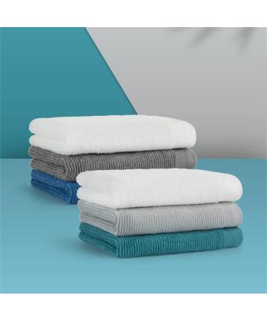 Quick Dry Face Towel Set - Suction Bath Towels for Women | 34x75cm | 3pcs | Soft & Efficient - Buy Online on GoSupps.com