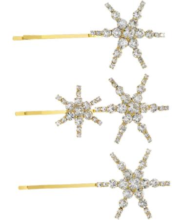FRCOLOR 4 Sets Starfish Hairpin Accesorios Para Rhinestone Headpiece for Women Barrettes for Gold Trim Trendy Decor Hair Barrettes Decorative Hair Clips Child Dense Rhinestones Alloy - Buy Online on GoSupps.com