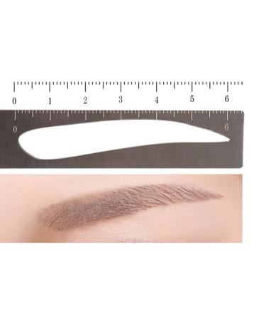 POPETPOP Eyebrow Stencil Kit - Precision Brow Drawing Tool & Ruler for Perfectly Shaped Eyebrows | International Shipping Available - Buy Online on GoSupps.com