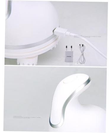Magiclulu 3 STK Head Massager - Neck & Scalp Massage Device | White Massage Brush for Relaxation & Pet Physiotherapy - Buy Online on GoSupps.com