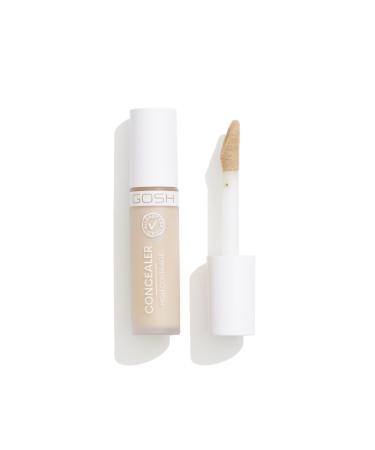GOSH Concealer High Coverage 002 Ivory I High Coverage I Liquid Concealer For Covering Eye Rings Redes & Uncurposes for Sensitive Skin I Lang-lasting & vegan I pimple cover 002 Ivory 6 ml (1 Pack)