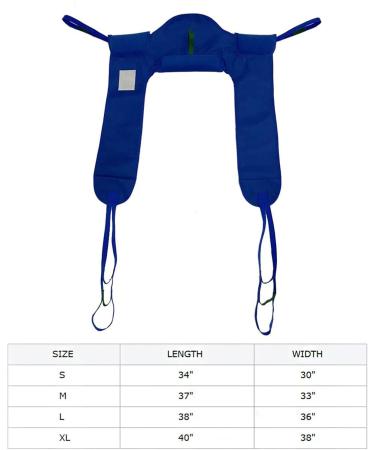 Transfer Nursing Sling Sling for Hoist Lift Toileting Sling Divided Leg Sling Full Body Lift Sling for Bariatric Elderly and Disabled Large - Buy Online on GoSupps.com