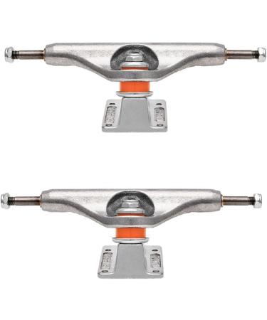 INDEPENDENT Forged Titanium Logo Trucks Silver 144mm Set - High Quality Truck Set - Buy Online on GoSupps.com