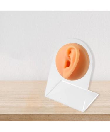 Silicone Ear Model Soft Flexible Fake Ear Piercing Practice Model Silicone Body Parts Realistic Ear Mold for Jewelry Display Teaching Tool Style3 - Buy Online on GoSupps.com