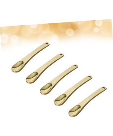 FRCOLOR Lot De 4 Cuill res Maquillage En M tal Pour Masque Facial 5 Pi ces X 4 6X1.2cmx4pcs dor x4pcs - Buy Online on GoSupps.com