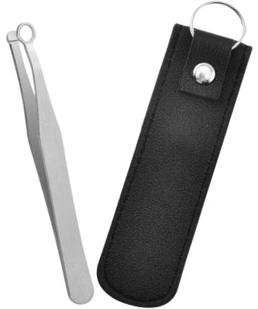 Beaupretty Stainless Steel Nose Hair Trimmers - Precision Round Nose Tweezers for Men | Multi-Purpose Beard & Nasal Hair Removal | 2 Pack - Buy Online on GoSupps.com