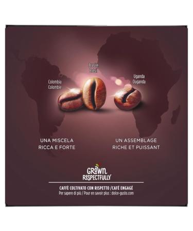G n rique Dolce Gusto Espresso Napoli Coffee Capsules Intensity 13-128 g Intense and Rich Flavour Compatible with Dolce Gusto Coffee Machine Pack of 3