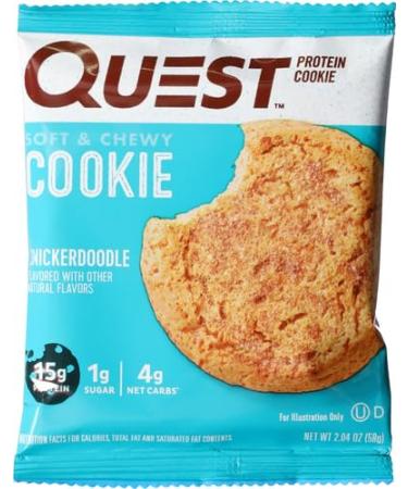 Buy Quest Nutrition Snickerdoodle Protein Cookie (2.08oz) - Delicious & Healthy Snack | International Shipping Available - Buy Online on GoSupps.com