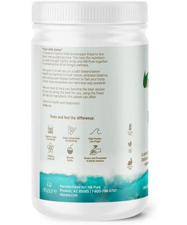 nbpure Earthy Andy Plant Powered Protein  Gluten-Free  Non-GMO  Cruelty Free Pea Protein Powder  Vanilla  30 Servings - Buy Online on GoSupps.com