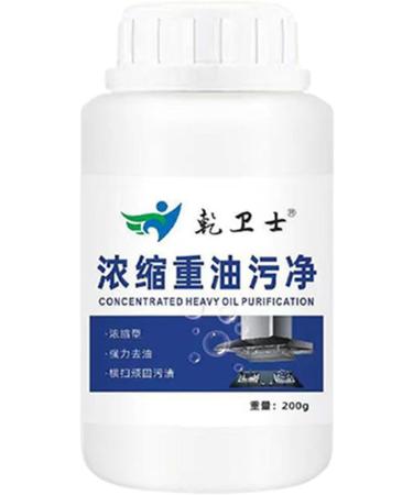 Oil Pollution Powder Cleaner | 200g Oil Pollution Cleaning Powder | Multi-Purpose Heavy Duty Kitchenware Cleaning Agent Powerful for Exhaust Fan Stove Grill Stoves Thaely - Buy Online on GoSupps.com