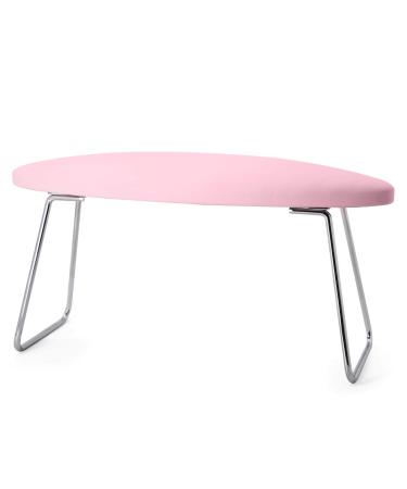 Nail Arm Rest Nail Art Hand Rest Soft Leather Nail Arm Rest Cushion Manicur Hand Pillow for Nail Salon Technician Use (Pink)