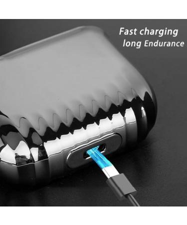Buy Portable Electric Razors for Men | Mini IPX7 Waterproof Rechargeable Beard Shaver | Cordless Trimmer for Smooth Grooming - Buy Online on GoSupps.com