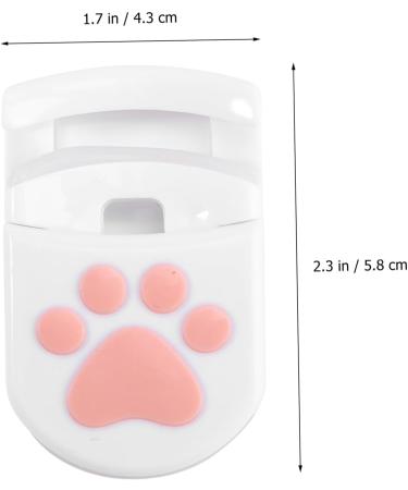 Didiseaon 1 Set Eyelash Curler Mini Eyelashories Anti-Skid Handle Eyelashories Makeup Eyelashories Eyelash Curling Kit White Accessories Non-Slip 5.8*4.3cm - Buy Online on GoSupps.com